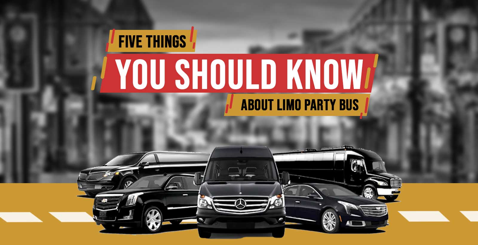 Limo Party Bus – 5 Things You Should Know